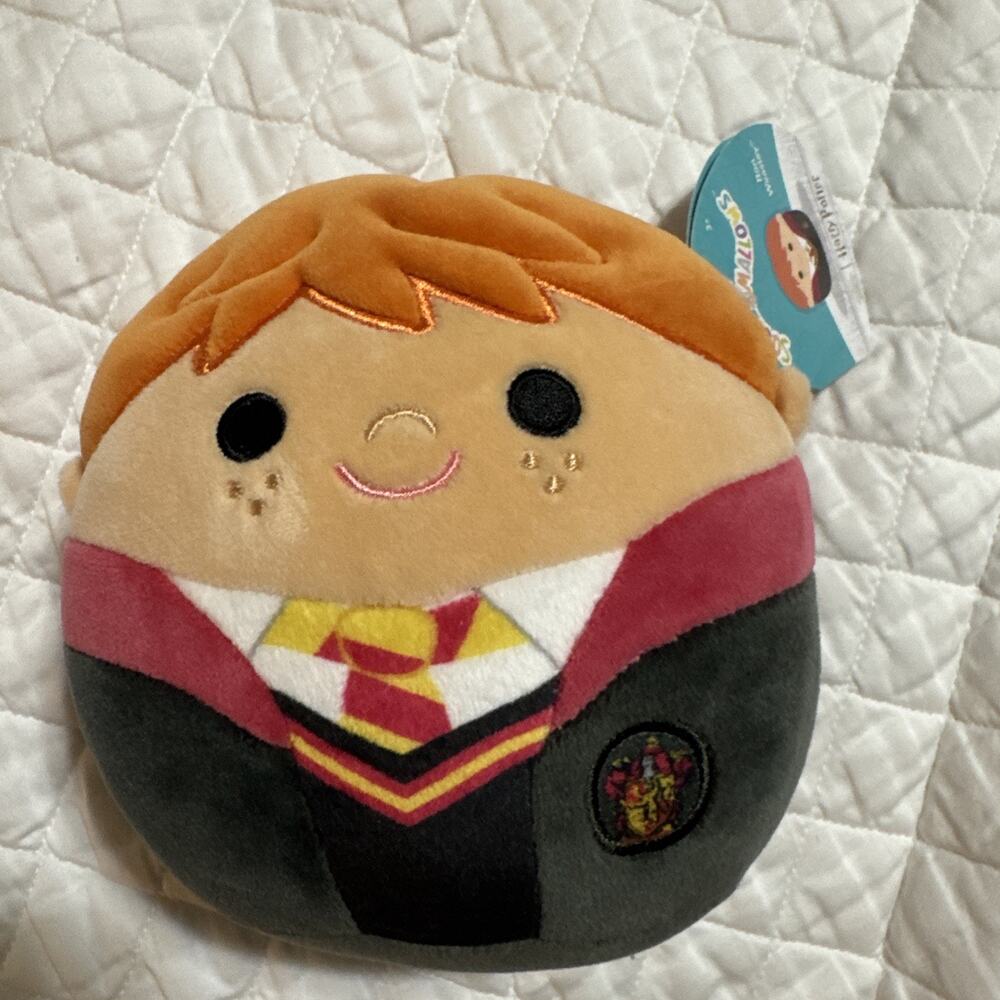 Squishmallow Kellytoy Plush Harry Potter 8" Ron Weasley NWT